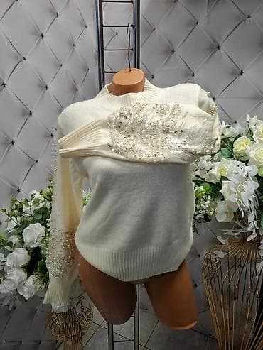 Ženski džemper sa bogatom ručnom aplikacijom S, M, L - Model: pleteni na lalafo.rs — 3 Ženski džemper sa bogatom ručnom aplikacijom S, M, L - Model: pleteni — 3