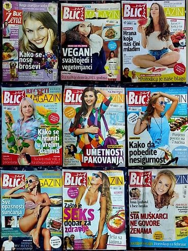Komplet časopisa Blic Magazin i Blic Žena (9 broja) Dobro očuvani na lalafo.rs Komplet časopisa Blic Magazin i Blic Žena (9 broja) Dobro očuvani