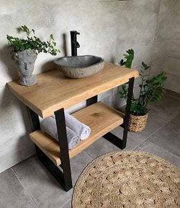 cepaci za drva: Polica za lavabo industrijski stil | kontakt telefon 06******** viber na lalafo.rs — 1 cepaci za drva: Polica za lavabo industrijski stil | kontakt telefon 06******** viber — 1