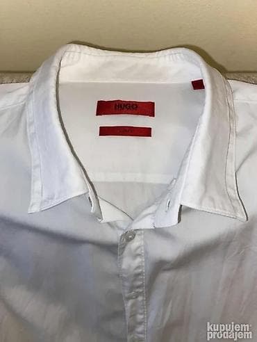 Košulja Na duge rukave, L, Hugo Boss, bоја - Bela, Pamuk na lalafo.rs Košulja Na duge rukave, L, Hugo Boss, bоја - Bela, Pamuk
