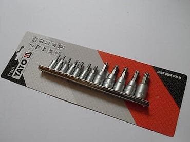 YATO set torx gedora nastavaka na šini – 12 delova, model YT-04631 - na lalafo.rs YATO set torx gedora nastavaka na šini – 12 delova, model YT-04631 -