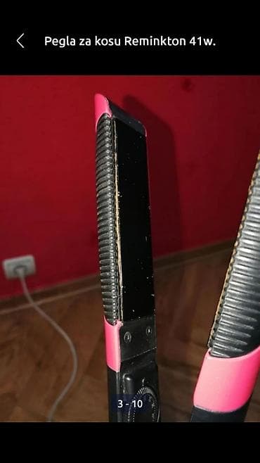 Pegla za kosu 41 w Remington dobra ispravna. Kabal uredu. Zbog na lalafo.rs — 2 Pegla za kosu 41 w Remington dobra ispravna. Kabal uredu. Zbog — 2