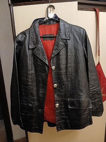 Kozni sako italijanski brend. u broju m. Boja izmedju crne i. braon na lalafo.rs — 1 Kozni sako italijanski brend. u broju m. Boja izmedju crne i. braon — 1