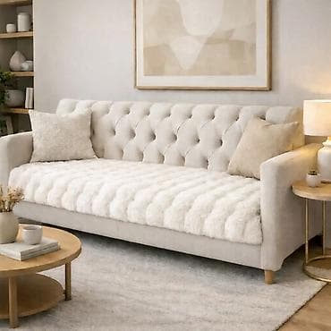 Zaštitni prekrivač krzneni za sedište sofe – dekorativni i praktičan na lalafo.rs — 4 Zaštitni prekrivač krzneni za sedište sofe – dekorativni i praktičan — 4