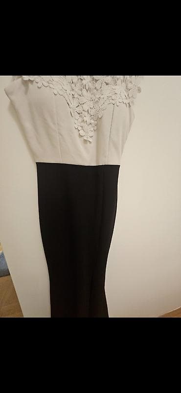 Elegantna ženska haljina maxi dužine koja kombinuje bež gornji deo sa na lalafo.rs — 2 Elegantna ženska haljina maxi dužine koja kombinuje bež gornji deo sa — 2