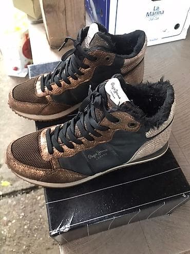 Pepe Jeans London patike – ženske, visoki model - Dizajn: kombinacija na lalafo.rs — 6 Pepe Jeans London patike – ženske, visoki model - Dizajn: kombinacija — 6