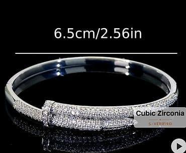 Elegantne ženske narukvice sa kubnim cirkonima - Materijal: legura na lalafo.rs — 2 Elegantne ženske narukvice sa kubnim cirkonima - Materijal: legura — 2