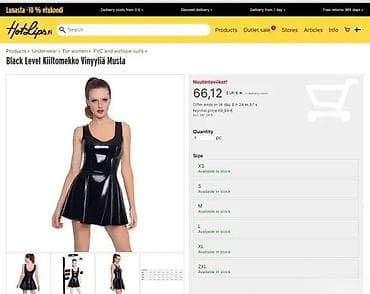 Personal Items: Crna mini haljina od sjajnog lateksa - Materijal: 100% prirodni at lalafo.rs — 7 Personal Items: Crna mini haljina od sjajnog lateksa - Materijal: 100% prirodni — 7