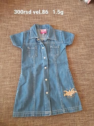 Dečija teksas haljina TIK&TAK - Brend: TIK&TAK - Veličina: 86 at lalafo.rs — 1 Dečija teksas haljina TIK&TAK - Brend: TIK&TAK - Veličina: 86 — 1