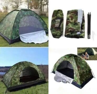 Maskirni šator za 9 osoba Odličan šator za kampovanje, koji pruža na lalafo.rs Maskirni šator za 9 osoba Odličan šator za kampovanje, koji pruža