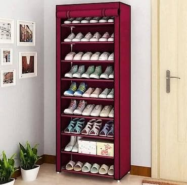 Furniture: Platneni prenosivi cipelarnik 60x30x160 cm 3300 din Organizujte at lalafo.rs — 2 Furniture: Platneni prenosivi cipelarnik 60x30x160 cm 3300 din Organizujte — 2