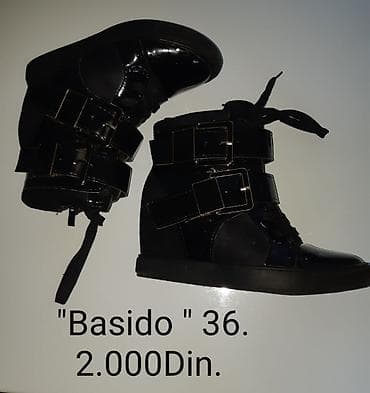 Ankle boots: Basido patike/gležnjače – broj 36 - Crne,veštačka lakirana koža sa at lalafo.rs — 6 Ankle boots: Basido patike/gležnjače – broj 36 - Crne,veštačka lakirana koža sa — 6