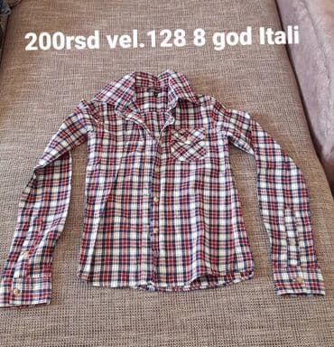 Dug rukav, Karirano, 122-128 na lalafo.rs Dug rukav, Karirano, 122-128