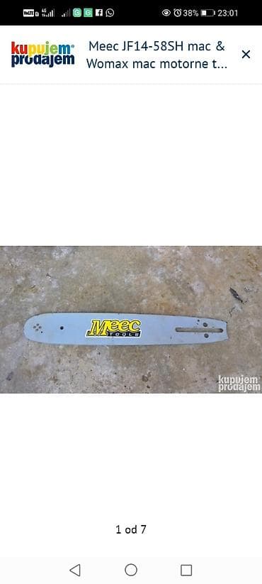 Meec JF14-58SH mac- duzina 38.5 cm Novo Womax mac motorne testere na lalafo.rs — 1 Meec JF14-58SH mac- duzina 38.5 cm Novo Womax mac motorne testere — 1