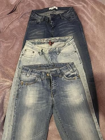 Pakovanje farmerki i pantalona – ženski modeli 3 kom/ 1000 din - Više na lalafo.rs — 2 Pakovanje farmerki i pantalona – ženski modeli 3 kom/ 1000 din - Više — 2