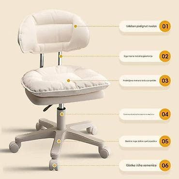 Office Furniture: Ergonomska radna stolica sa jastucima – podesiva i tiha - Udoban at lalafo.rs — 3 Office Furniture: Ergonomska radna stolica sa jastucima – podesiva i tiha - Udoban — 3