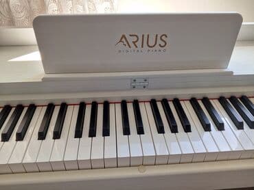 Guitars: Arius digitalni klavir STN-1300, bela boja, kućni model sa stalkom i at lalafo.rs — 2 Guitars: Arius digitalni klavir STN-1300, bela boja, kućni model sa stalkom i — 2