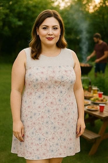 Janina haljina sa leptirićima Čipka u gornjem delu Naznačena veličina na lalafo.rs — 1 Janina haljina sa leptirićima Čipka u gornjem delu Naznačena veličina — 1