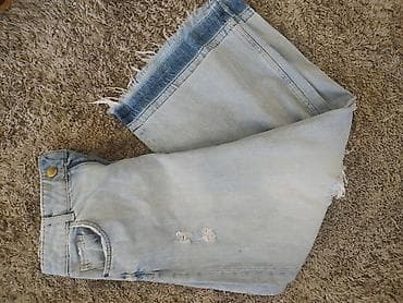 Ženske Zara široke farmerke svetlo plave boje, sa modernim detaljima na lalafo.rs — 4 Ženske Zara široke farmerke svetlo plave boje, sa modernim detaljima — 4