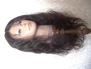 Duga lace front perika od prirodne kose crne boje Prednost ove lace na lalafo.rs Duga lace front perika od prirodne kose crne boje Prednost ove lace