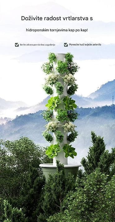 Coal and wood: Kućni hidroponski toranj za uzgoj – vertikalni sistem za gajenje at lalafo.rs — 8 Coal and wood: Kućni hidroponski toranj za uzgoj – vertikalni sistem za gajenje — 8