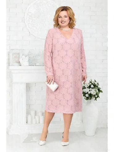 Elegantna midi čipkana haljina za punije dame L, XL, 2XL,3XL,4XL - na lalafo.rs — 3 Elegantna midi čipkana haljina za punije dame L, XL, 2XL,3XL,4XL - — 3