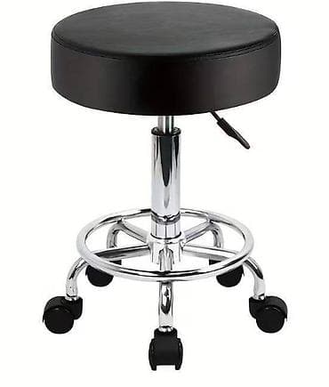 Rotirajuća stolica/tabure sa točkićima i gasnim podizačem - Sedište na lalafo.rs — 3 Rotirajuća stolica/tabure sa točkićima i gasnim podizačem - Sedište — 3