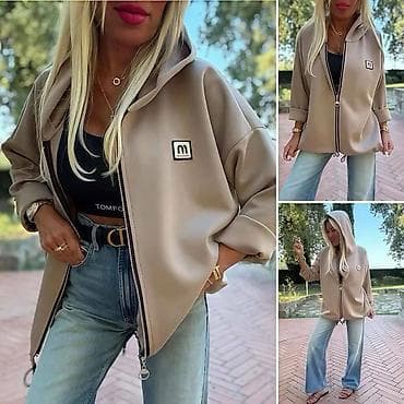 Ženska urbana jakna/duks sa kapuljačom i rajsferšlusom - Model na lalafo.rs — 3 Ženska urbana jakna/duks sa kapuljačom i rajsferšlusom - Model — 3