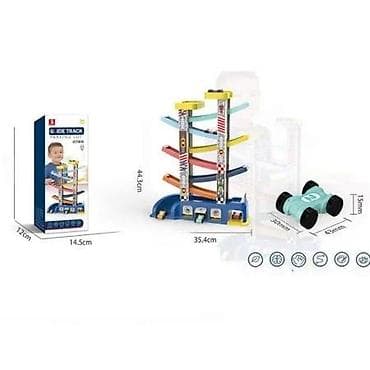 Drvena tobogan staza za autiće – Glide Track Parking Lot - na lalafo.rs Drvena tobogan staza za autiće – Glide Track Parking Lot -