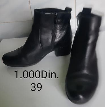 Ženske kratke čizme – 4 modela 1) Crne kožne čizme s nitnama - Boja at lalafo.rs — 5 Ženske kratke čizme – 4 modela 1) Crne kožne čizme s nitnama - Boja — 5