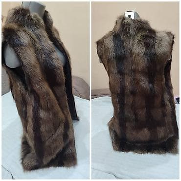 Krzneni prsluk od rakuna - Materijal: prirodno krzno rakuna, bogata na lalafo.rs — 2 Krzneni prsluk od rakuna - Materijal: prirodno krzno rakuna, bogata — 2