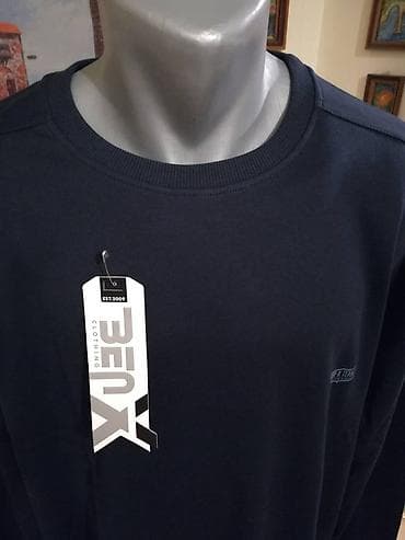 Novi muski pamucni duks Benx u velikom broju Teget 5XL. Novopazarski na lalafo.rs — 2 Novi muski pamucni duks Benx u velikom broju Teget 5XL. Novopazarski — 2