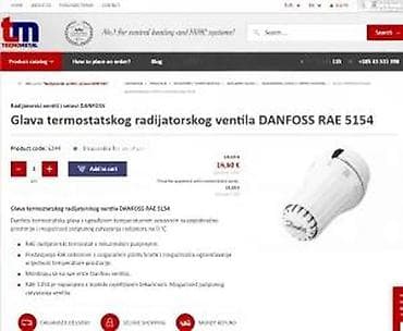 Termostati za veš mašine: Danfoss termostatska glava RAE‑K‑5154 - Mehanička termoglavа za na lalafo.rs — 4 Termostati za veš mašine: Danfoss termostatska glava RAE‑K‑5154 - Mehanička termoglavа za — 4