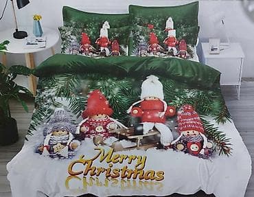 Novogodišnji set posteljine – crveni motivi sa Deda Mrazom i zimskim at lalafo.rs — 5 Novogodišnji set posteljine – crveni motivi sa Deda Mrazom i zimskim — 5