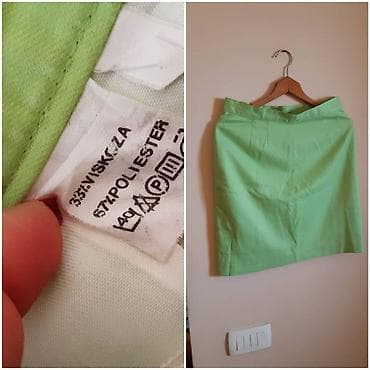 kom sa etiketom: Zelena ženska suknja – klasičan kroj do kolena, postavljena. Detalji at lalafo.rs — 2 kom sa etiketom: Zelena ženska suknja – klasičan kroj do kolena, postavljena. Detalji — 2