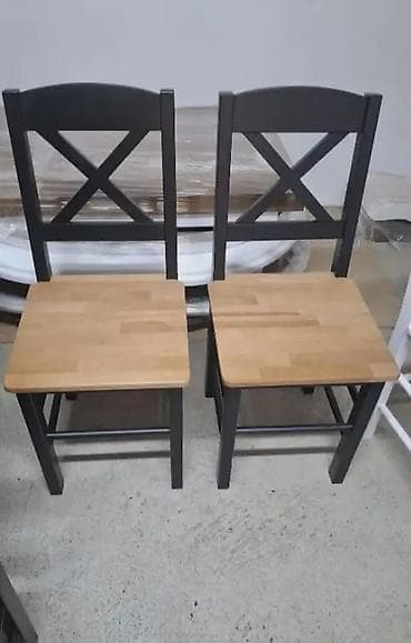 Drvene stolice sa naslonom u obliku slova X Može i da se tapacira. - na lalafo.rs — 1 Drvene stolice sa naslonom u obliku slova X Može i da se tapacira. - — 1