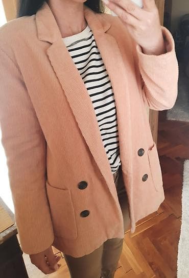 Women's Clothing: PULL & BEAR sako outwear u svetlo roze boji sa dugmicima i at lalafo.rs — 1 Women's Clothing: PULL & BEAR sako outwear u svetlo roze boji sa dugmicima i — 1