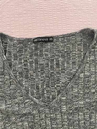Terranova haljina, veličina XS. Siva, melirana pletena tkanina sa na lalafo.rs — 1 Terranova haljina, veličina XS. Siva, melirana pletena tkanina sa — 1