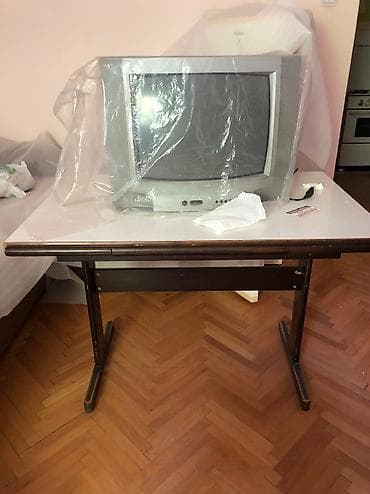 Table legs: Trpezarijski drveni sto, bela ploča, crni nogari, dimenzija 110x70cm at lalafo.rs — 4 Table legs: Trpezarijski drveni sto, bela ploča, crni nogari, dimenzija 110x70cm — 4