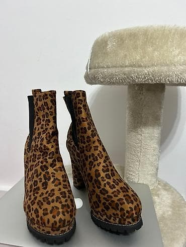 Ženske čizme sa leopard printom - Model: Chelsea stil sa elastičnim na lalafo.rs — 4 Ženske čizme sa leopard printom - Model: Chelsea stil sa elastičnim — 4