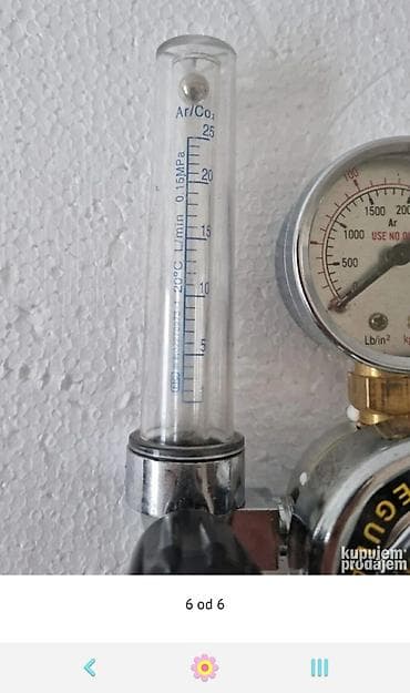 Prodajem nov i kvalitetan regulator za argon sa manometrom. Podaci na lalafo.rs — 3 Prodajem nov i kvalitetan regulator za argon sa manometrom. Podaci — 3