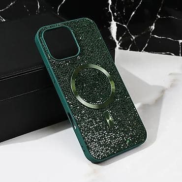 Maska Magsafe Glam za iPhone 16 Pro Max 6.9 zelena. Kataloški broj na lalafo.rs — 5 Maska Magsafe Glam za iPhone 16 Pro Max 6.9 zelena. Kataloški broj — 5