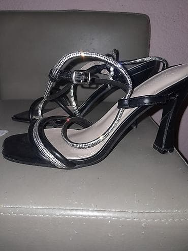 Ženske elegantne sandale sa štiklom - Boja: crna - Broj: 39 (oznaka na lalafo.rs — 3 Ženske elegantne sandale sa štiklom - Boja: crna - Broj: 39 (oznaka — 3