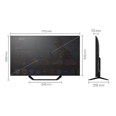 Tehničke specifikacije: Rezolucija UHD, Smart OS GOOGLE TV, Boja Crna at lalafo.rs — 8 Tehničke specifikacije: Rezolucija UHD, Smart OS GOOGLE TV, Boja Crna — 8
