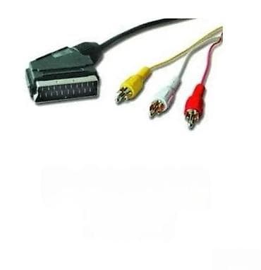 SCART na 3x RCA (kompozitni video + stereo audio) kabl/adapter - na lalafo.rs SCART na 3x RCA (kompozitni video + stereo audio) kabl/adapter -