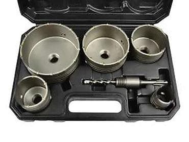Tool Accessories & Attachments: Set krunastih bušilica za beton/kamen – u koferu - Kompletan set at lalafo.rs — 4 Tool Accessories & Attachments: Set krunastih bušilica za beton/kamen – u koferu - Kompletan set — 4