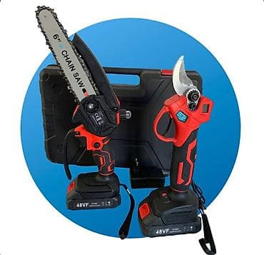 Akumulatorski set za orezivanje – mini lančana testera 6" + električne na lalafo.rs — 3 Akumulatorski set za orezivanje – mini lančana testera 6" + električne — 3