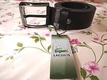 Novi muski kozni markirani kais Lacoste sa crnom kozom. Zemlja porekla na lalafo.rs — 3 Novi muski kozni markirani kais Lacoste sa crnom kozom. Zemlja porekla — 3