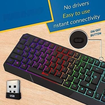 Electronics: KLIM CHROMA RGB BEZICNA TASTATURA NOVA WIRELESS SVETLECA TOP | Cene at lalafo.rs — 3 Electronics: KLIM CHROMA RGB BEZICNA TASTATURA NOVA WIRELESS SVETLECA TOP | Cene — 3