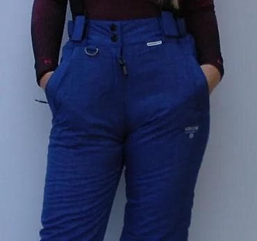 Ženske ski pantalone sa tregerima – tamnoplave - Visok struk sa na lalafo.rs Ženske ski pantalone sa tregerima – tamnoplave - Visok struk sa